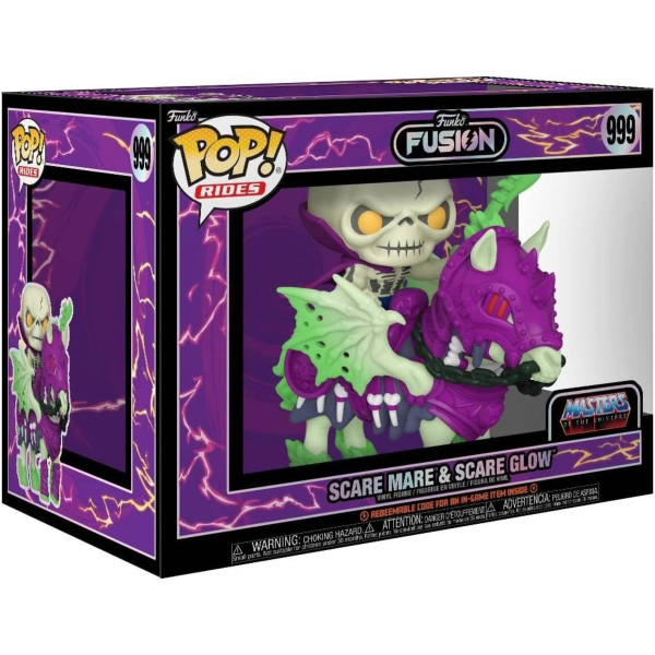 Funko Fusion POP! RIDES Nr. 999 – Scare Mare & Scare Glow (MOTU) | Vinyl Figur 15 cm